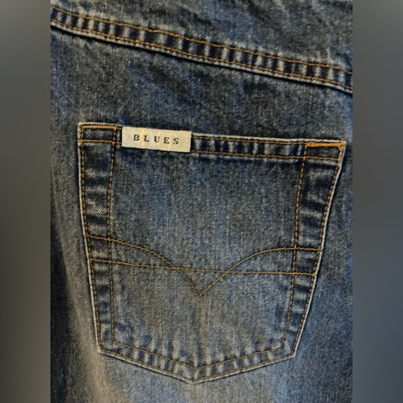 Carolina Blues Ruffled Hem Jean Skirt - Picture 5 of 8